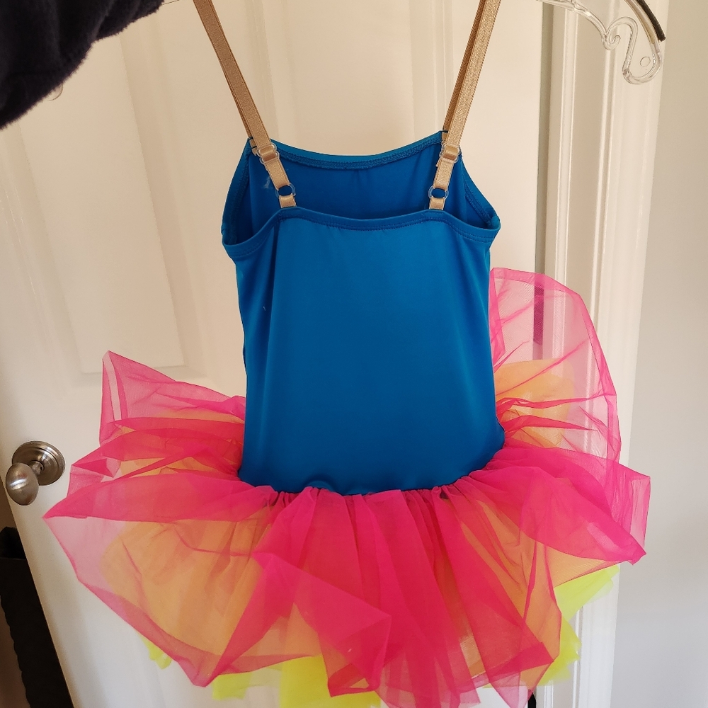 Weissman Girls Dance Leotard With Tutu, Size IC (7/8) - Picture 2 of 8